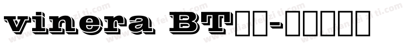 vinera BT字体字体转换